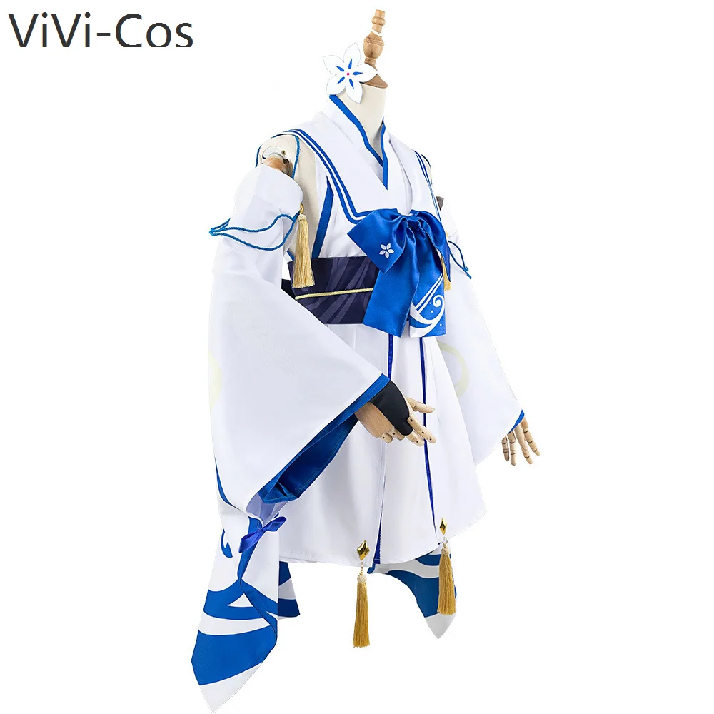 ViVi-Cos Blue Archive Waraku Chise кимоно косплей костюм Cos игры аниме вечерние униформа