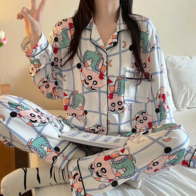 Japanese simple short pyjamas Women Sexy Lingerie Nightwear Short Sleeve Sleepwe