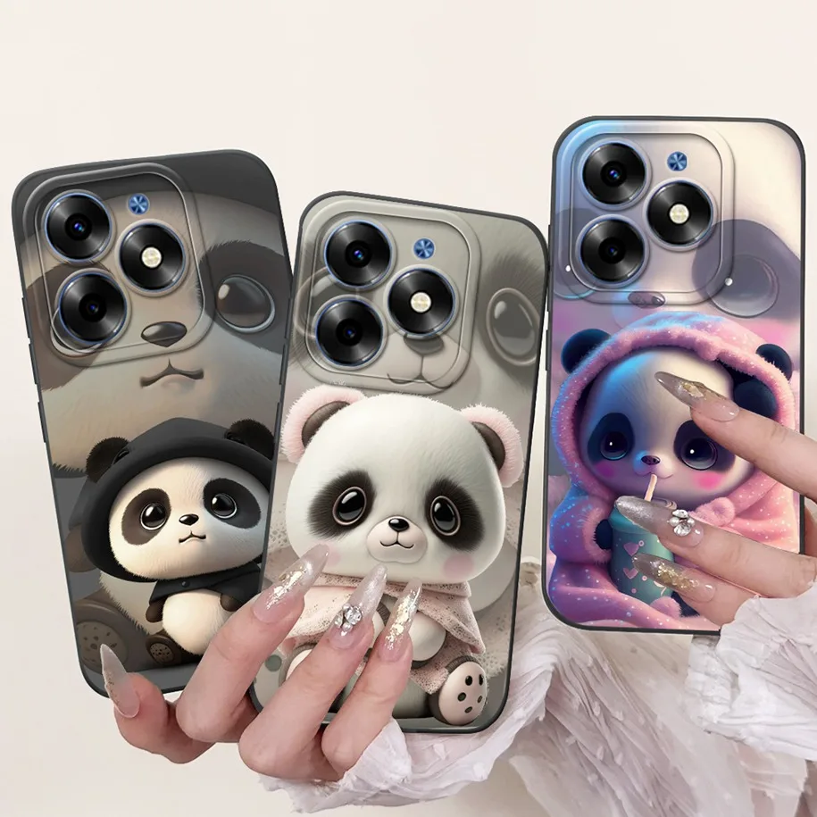 Shockproof Cover For Itel S23 Plus Case S681LN S23+ Funda Cute Rabbit Panda Protective Soft Bumper S 23 S665L Coque