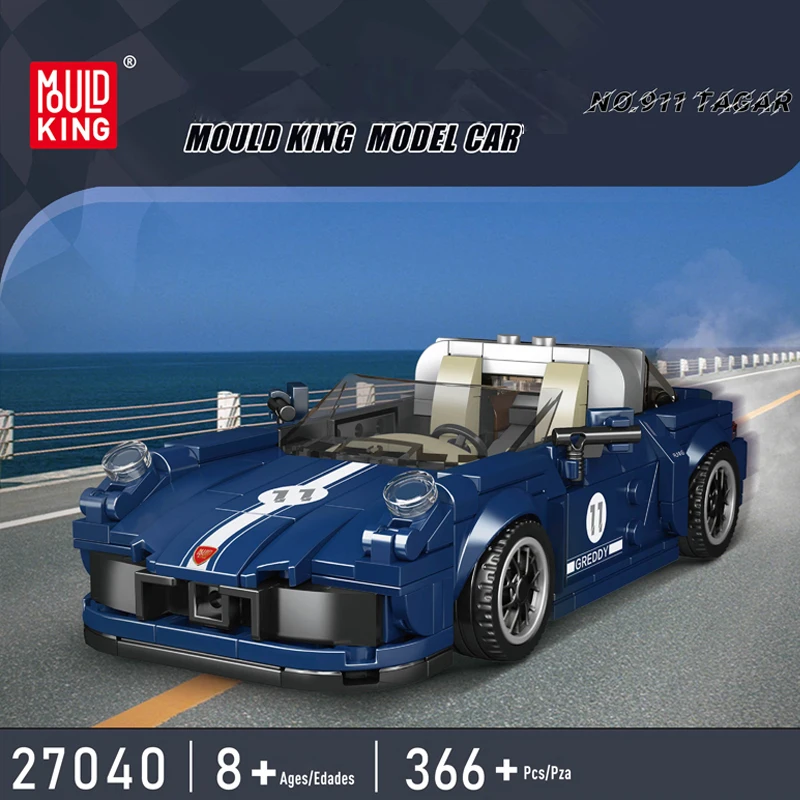 Набор мини-технических автомобильных строительных блоков Youmko 911 модель Racing Champion