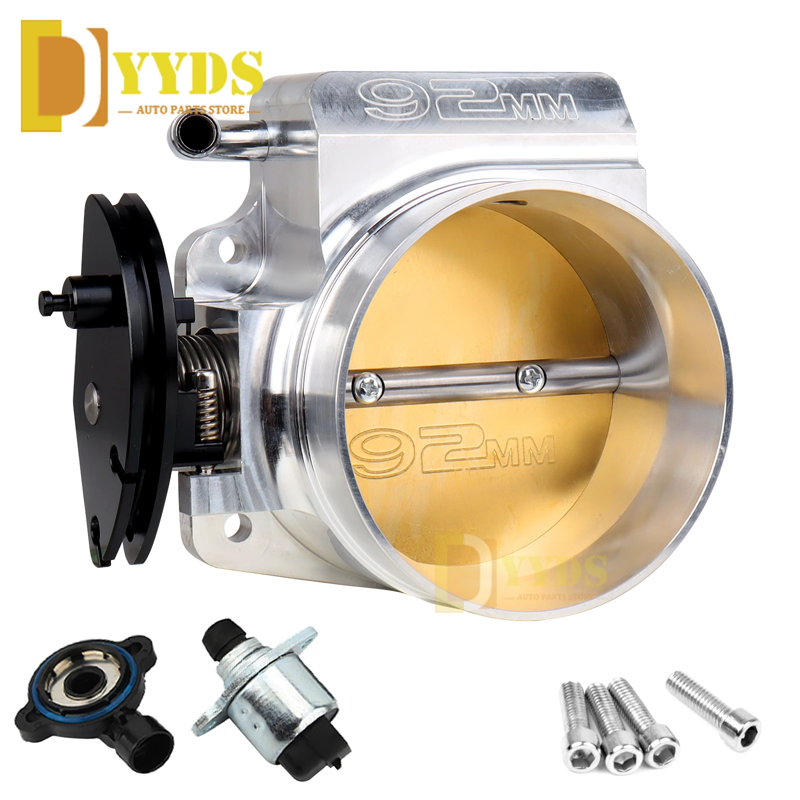 Новый корпус дроссельной заслонки 102 мм/92 мм для GM III LS1 LS2 LS3 LS6 LS7 LSX LS Style 4-болтовый