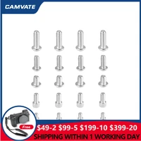 camvate 20pieces standard 14 20 hex screw 9mm13mm16mm19mm thread for 4 7mm cup head 3 9mm button head hex spanner