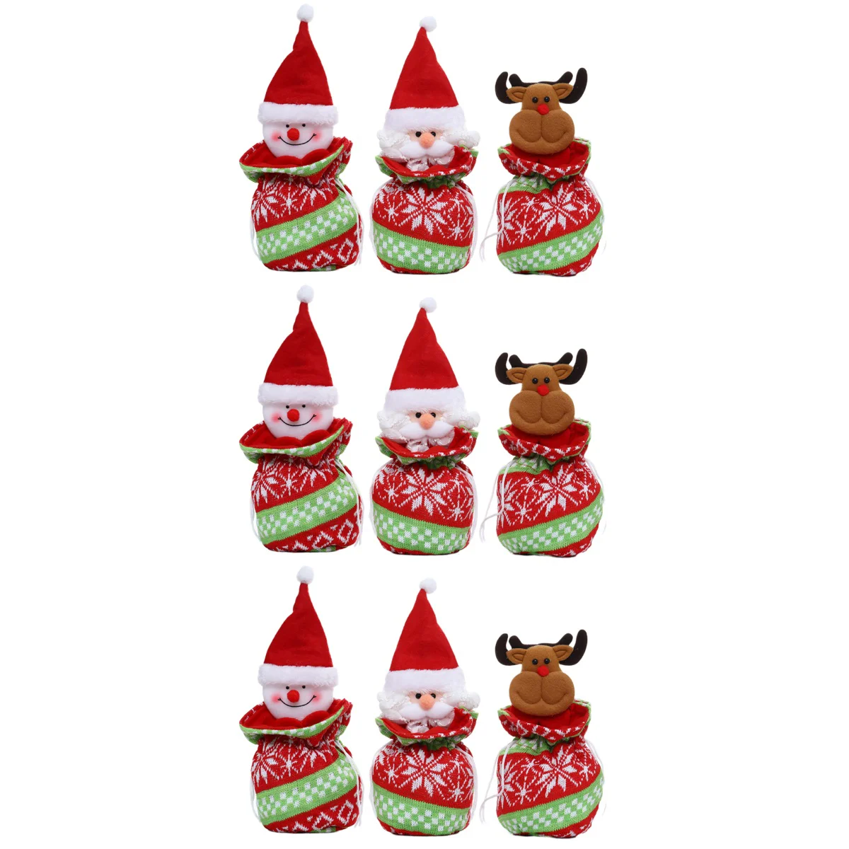 

Christmasgiftstorage Candymini Knit Goodies Party Supplies Decoration Drawstring Cookie