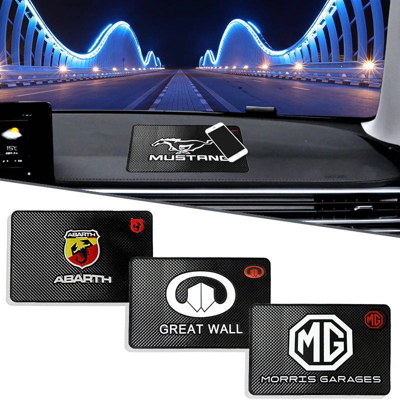 

Car Logo Anti Slip Mat Phone Holder Non-Slip Mat Non Slip Pad for Suzuki Swift Samurai Vitara Jimny 2021 Grand Vitara Accessorie