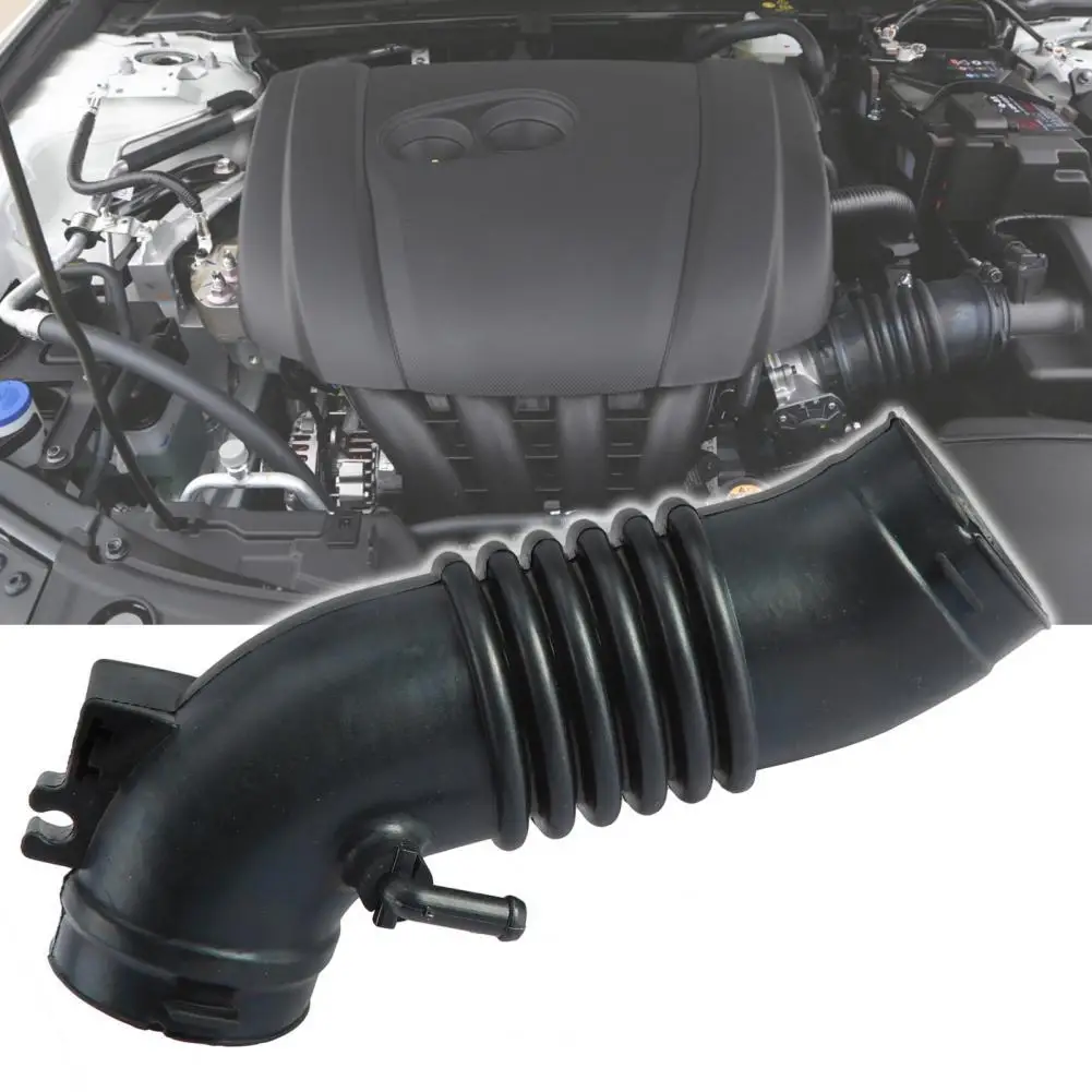 

Air Intake Hose Durable Accessory Black Rubber Boot Tube ZM01-13-220 for Mazda 323 Family