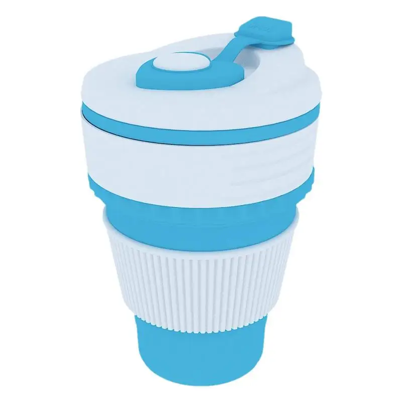 

Travel Drinking Cup Travel Mug Silicone Car Coffee Cup Water Drinking Camping Mug Collapsible Silicone Water Bottle Travel Cup