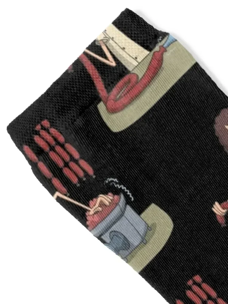 Мясной нож мясо колбаса носки Crossfit luxe мужские и женские