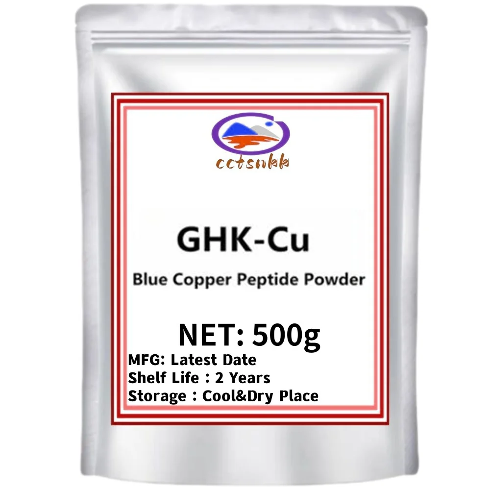 Высококачественный медный трипептид GHK-медный порошок CAS 49557-75-7 бесплатная