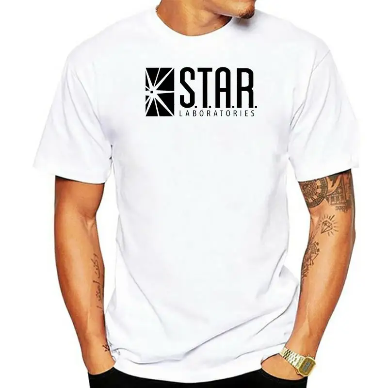 

t shirt The Flash STAR Laboratories by Stephens Apparel Men's Fashion T-shirt