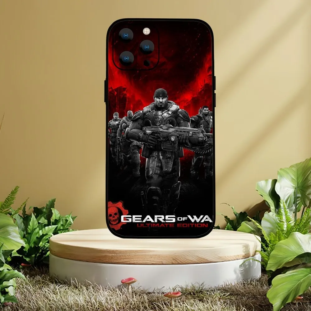 Чехол для телефона Game G-Gears Of-Wars iPhone Mini 11 12 13 14 15 Pro XS Max X Plus SE XR