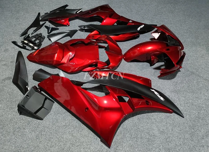 

4Gifts New ABS Whole Motorcycle Fairings Kit Fit for YAMAHA YZF-R6 R6 06 07 2006 2007 Bodywork Set Red Black