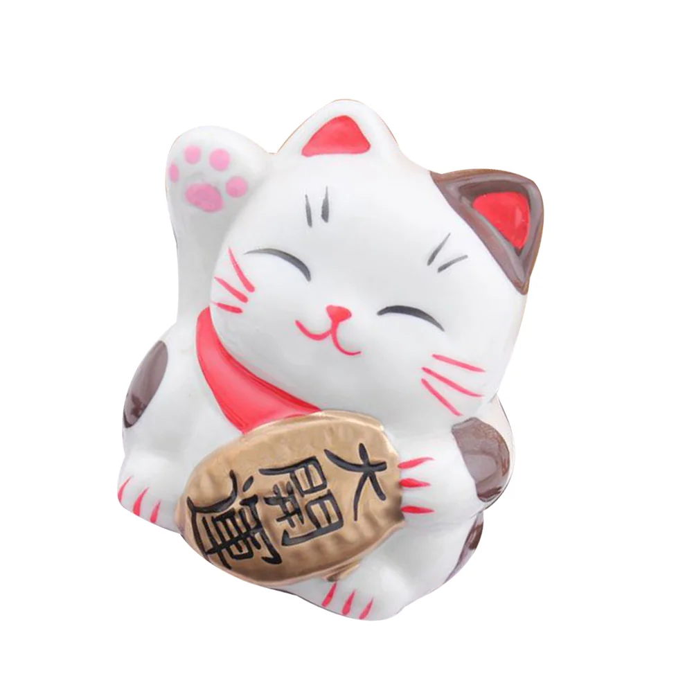 

Cat Bank Piggy Lucky Kidsmoney Fortune Maneki Neko Banks Chinese Cutewaving Cartoon Saving Box Japaneseasiananimal Figurine