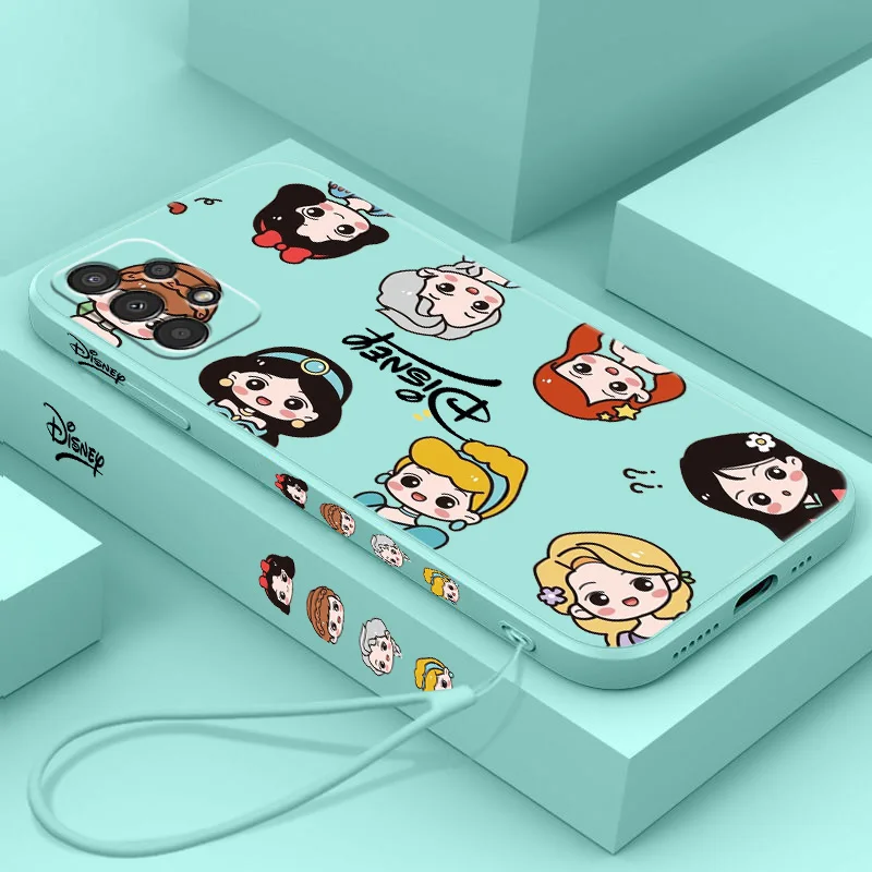 Чехол для телефона с изображением красивой Принцессы Диснея мягкий чехол Samsung A 02