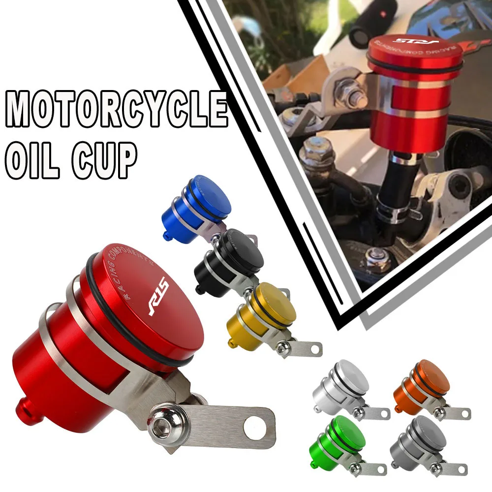 

Motorcycle FOR YAMAHA YZF R15 V3 2017-2019 2020 2021 2022 2023 Brake Clutch Tank Cylinder Fluid Oil Reservoir Cup Oil Fluid Cup