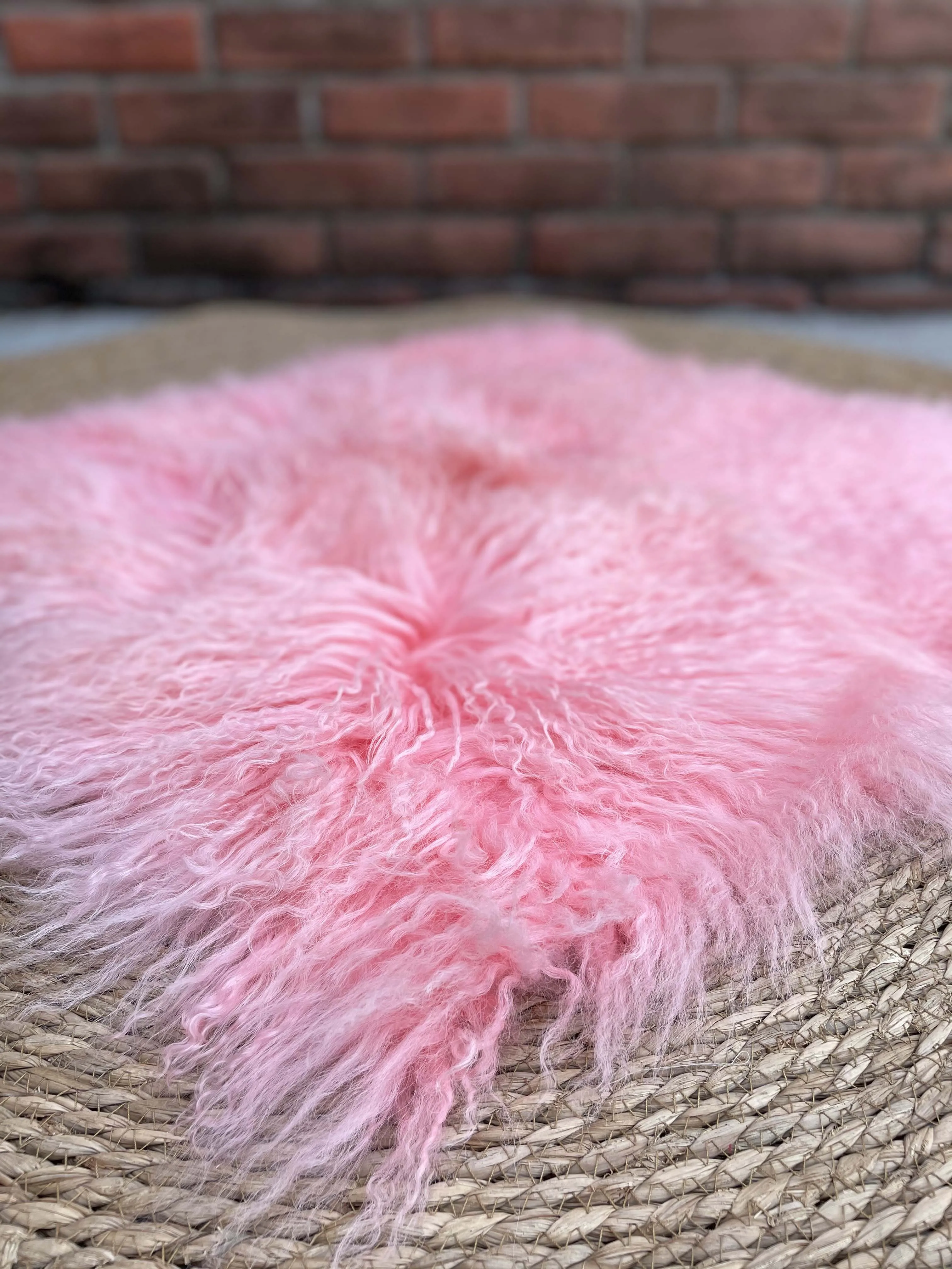 Soft 100% Wool Cushion Newborn Baby Photography Accessories True Long Pile Mongolian Fur Blanket  for Infant Photo Shoot Prop ​ enlarge