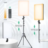 19inch led video lighting panel dimmable 3000k 5700k 7950lm cri96 with remote control for studio youtube shooting fill lamp