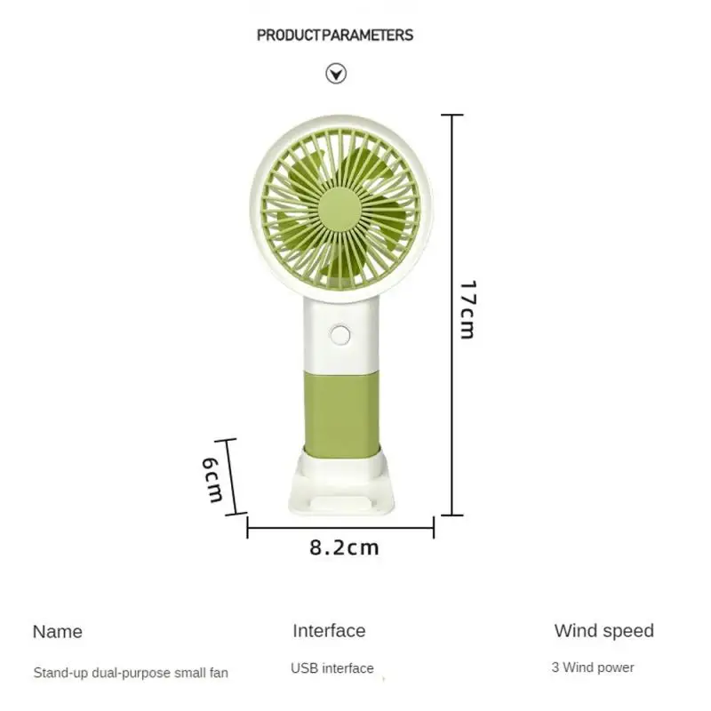 

Hand-held Fan Portable Large Air Volume Blowing Adjustable Fan Student Dormitory Usb Fan Cooling Tools High Quality Fan Small