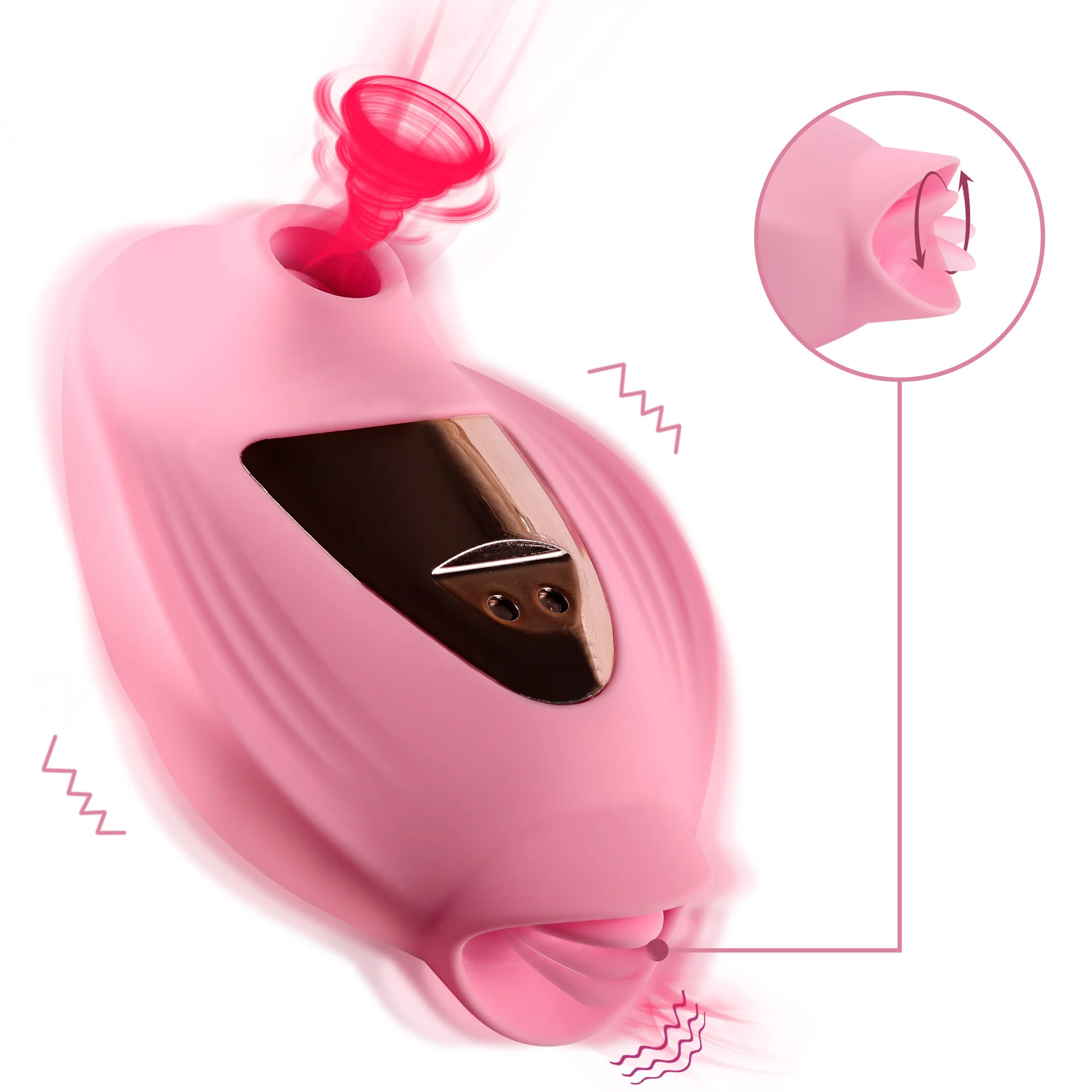 

Wearable Sucking Tongue Licking Egg Jumping Vibrator Female Masturbatior For Woman G-Spot Nipple Massage Clitoris Stimulation