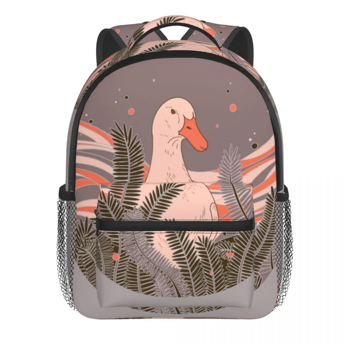 

Kids Backpack Cute Goose In The Forest Kindergarten Children Mochila School Bag