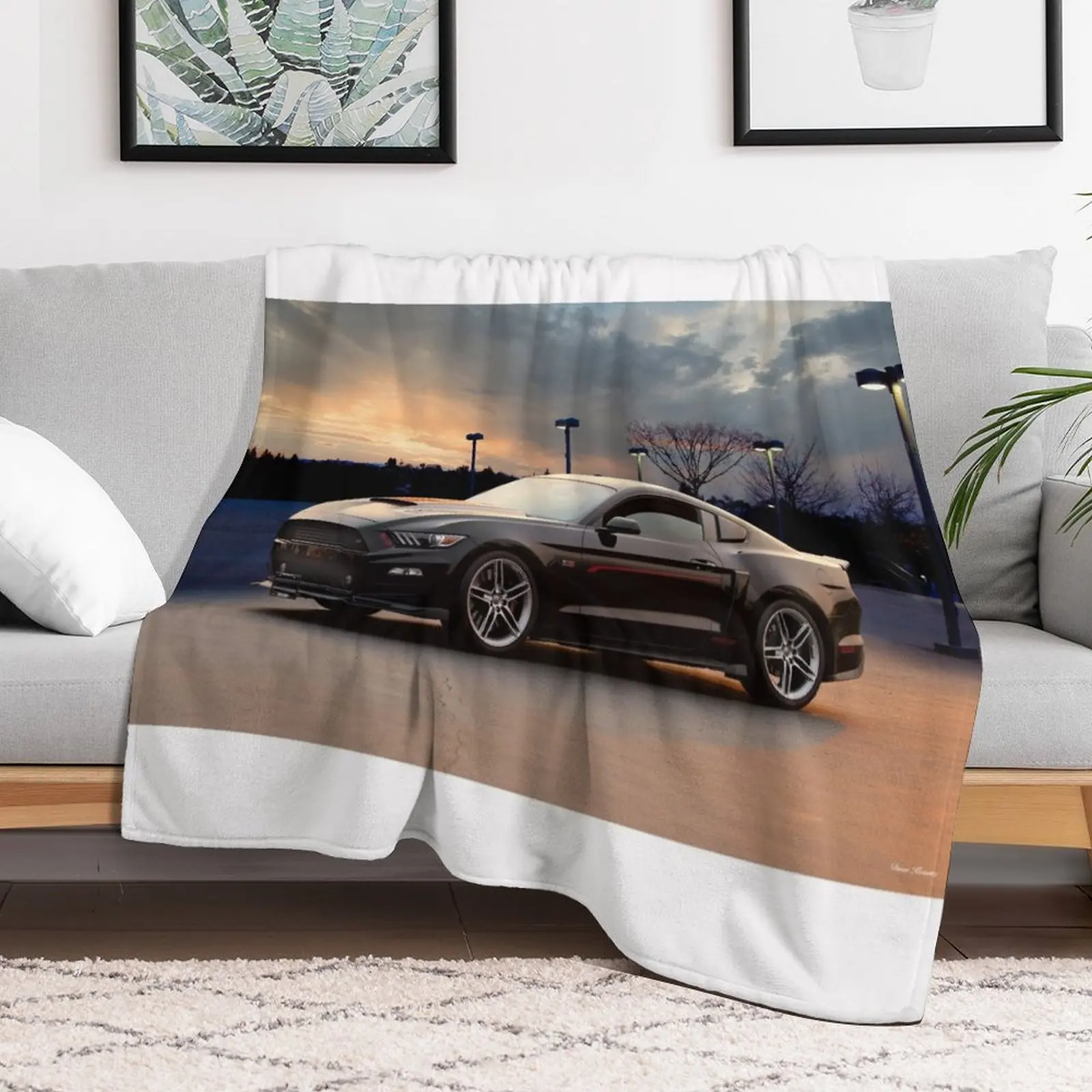 Одеяло Roush Mustang Stage 2 ' тонкое рождественское одеяло для дивана 2017