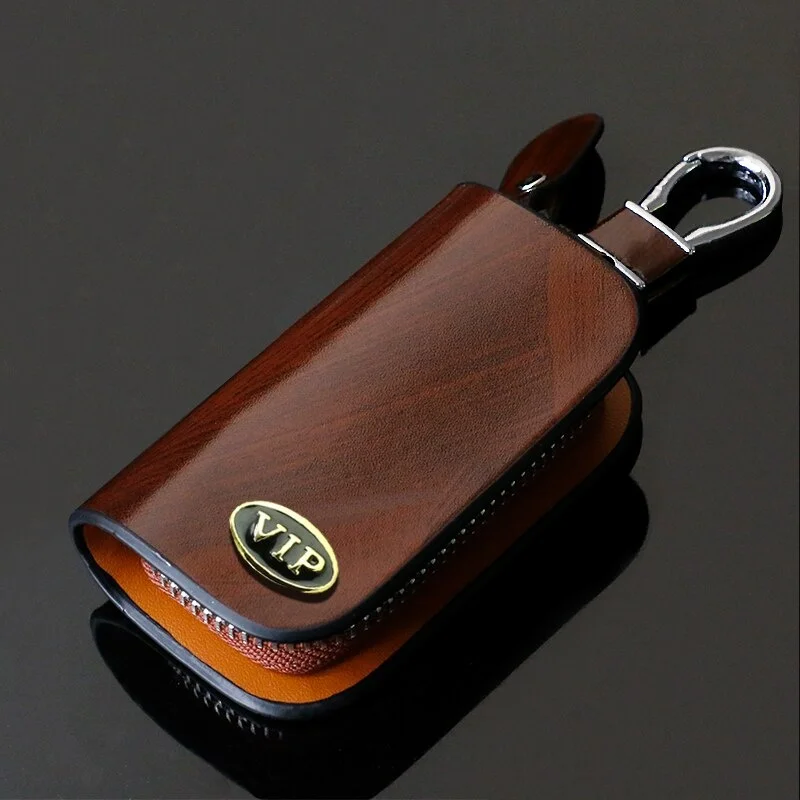 

Универсальный кожаный VIP-умный флип-брелок с дистанционным управлением, чехол-держатель, сумка-цепочка, брелок-кошелек, органайзер для мотоцикла