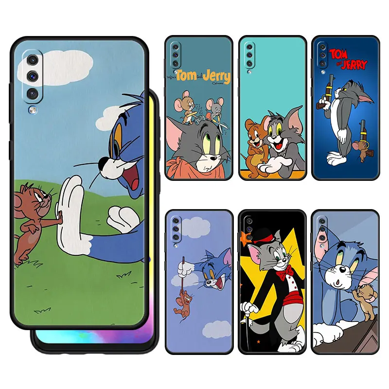 

Phone Case For Samsung Galaxy A50 A70 for MOTO G30 G9Play G9Plus One Fusion for Nokia G10 X10 Silicone Capa Tom and Jerry Movie