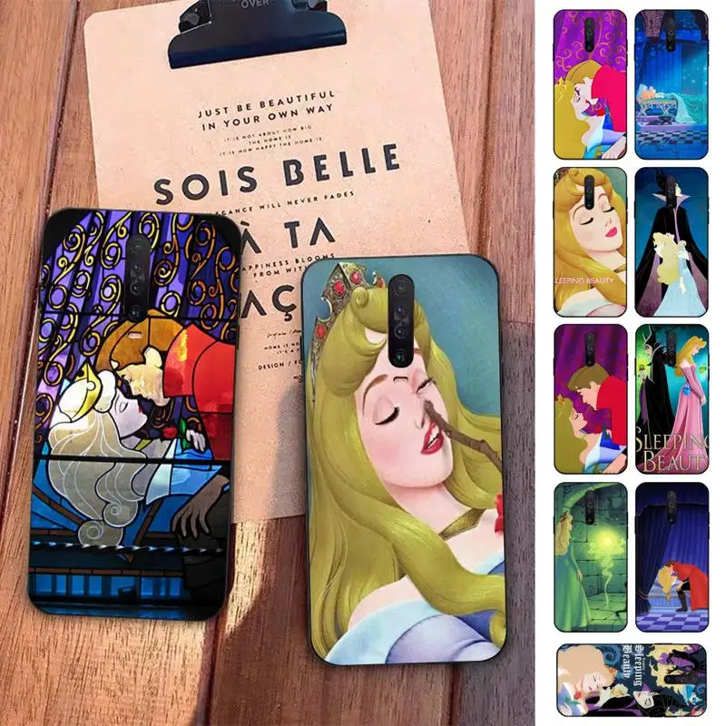 

Disney Sleeping Beauty Phone Case for Redmi 5 6 7 8 9 A 5plus K20 4X S2 GO 6 K30 pro