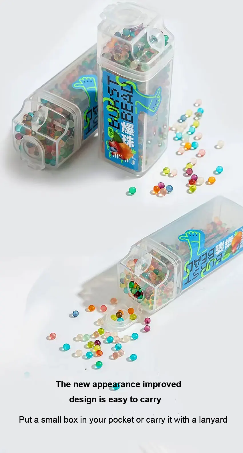 Высокое качество 1000 шт. смешанный фруктовый вкус ментол шариковые капсулы мятные