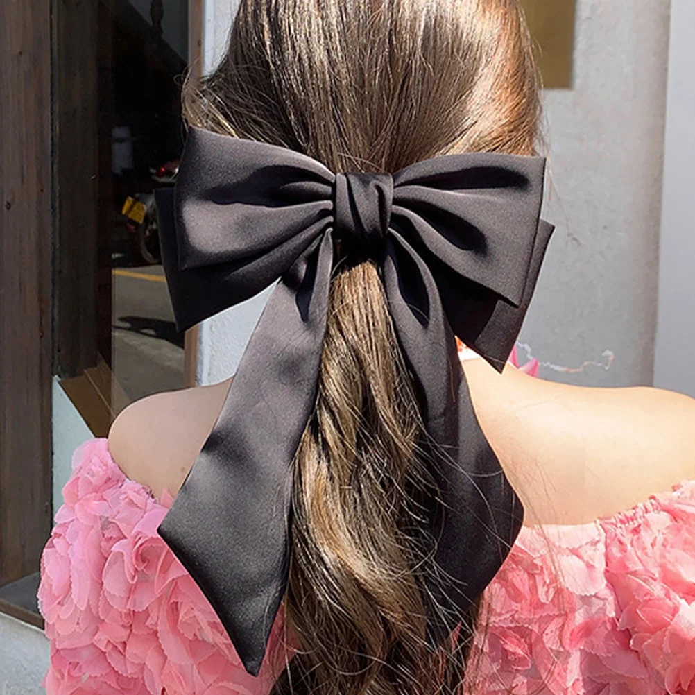

Bow Hairpin Ribbon for Bows Women Hairclips Girl Barrettes Fabric Ribbons Women's Roller