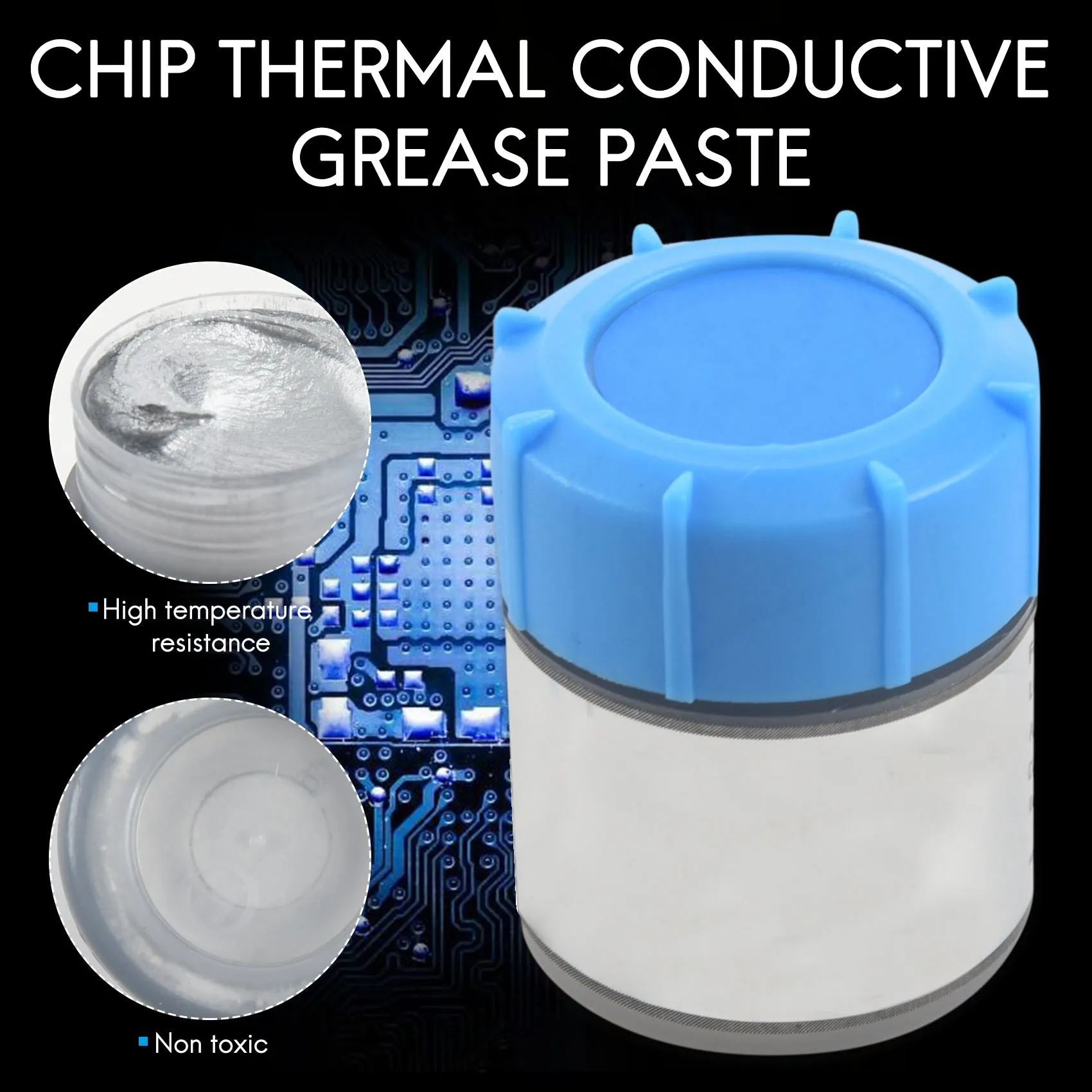 Серебристая термопаста 20 г смесь для охлаждения чипсета процессора GPU HY710