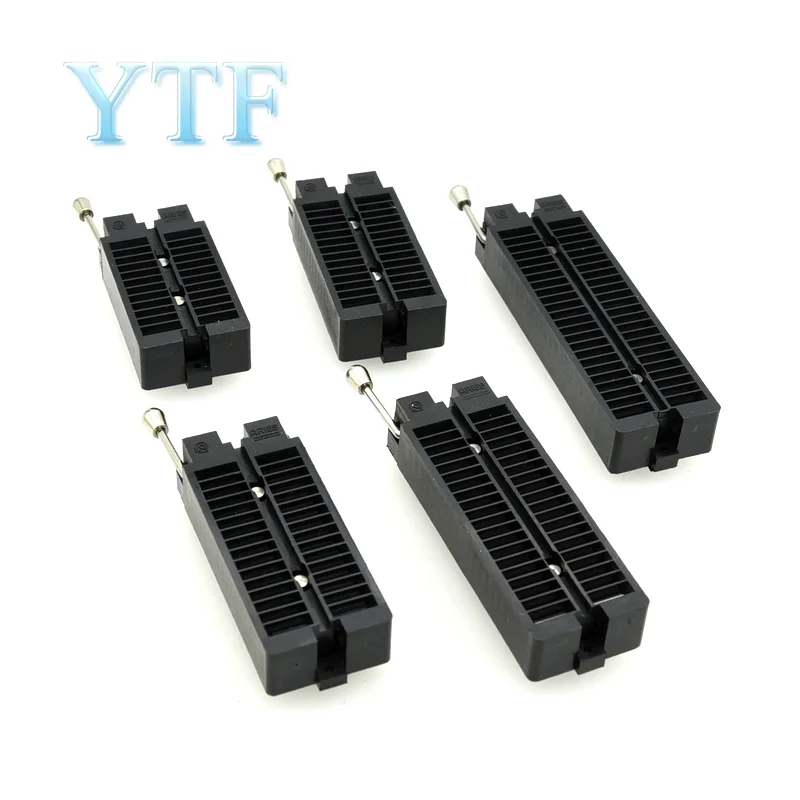 

24P 28P 32P 40P 48P 2.54mm IC locking base single chip microcomputer chip test base wide narrow high temperature resistant