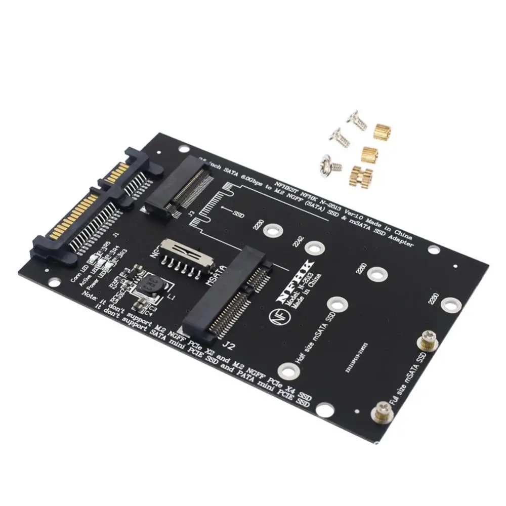 

22Pin SATA Adapter SFF-8643 To M.2 U2 Kit NGFF M-Key To Slimline SAS NVME PCIe SSD SATA SSD Adapter For Mainboard