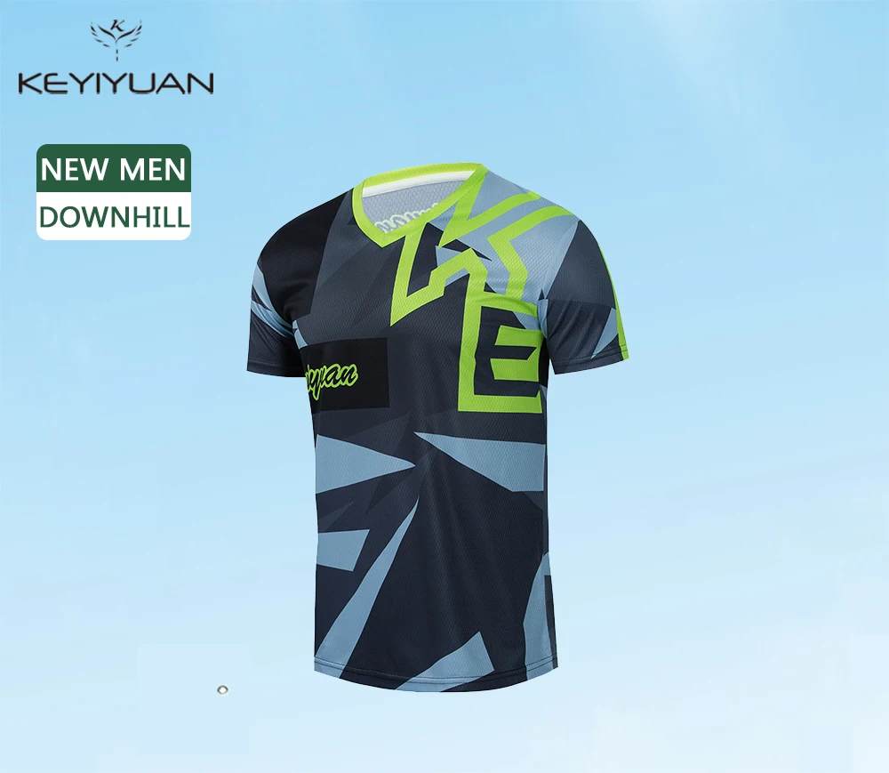

Рубашки KEYIYUAN для горного велосипеда, футболка для горного велосипеда, мужская майка для горного велосипеда, одежда для мотокросса, одежда д...