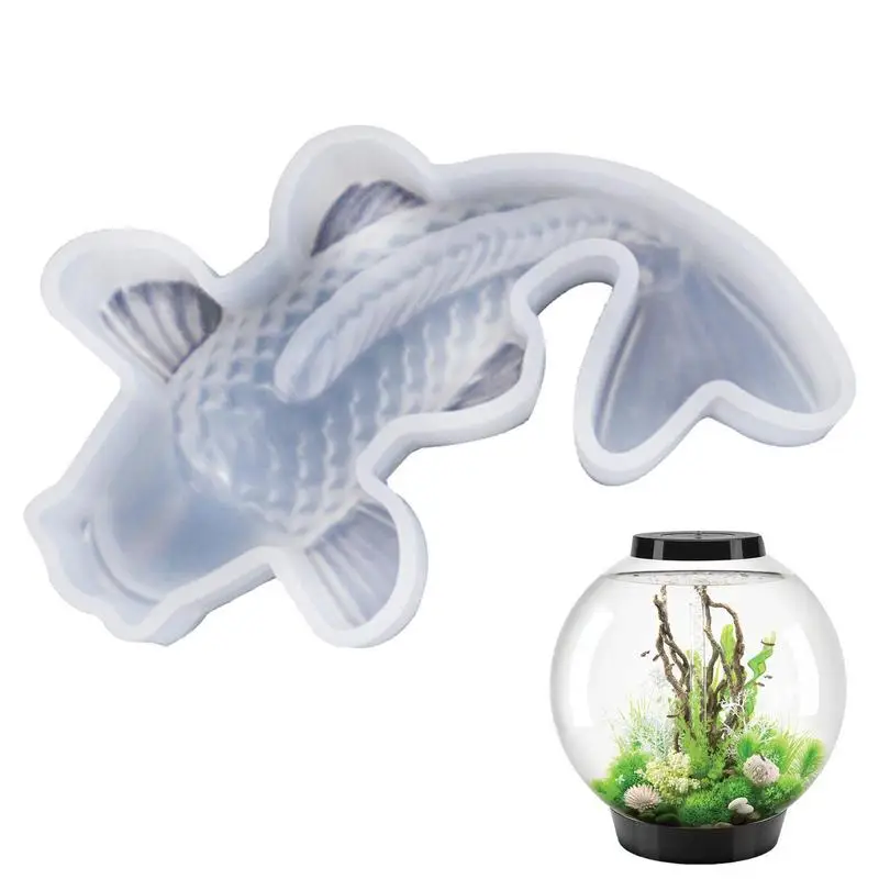 

Silicone Mold 3D Crystal Fish Handmade Mold DIY Tools For Jewelry Cake Chocolate Candy Making