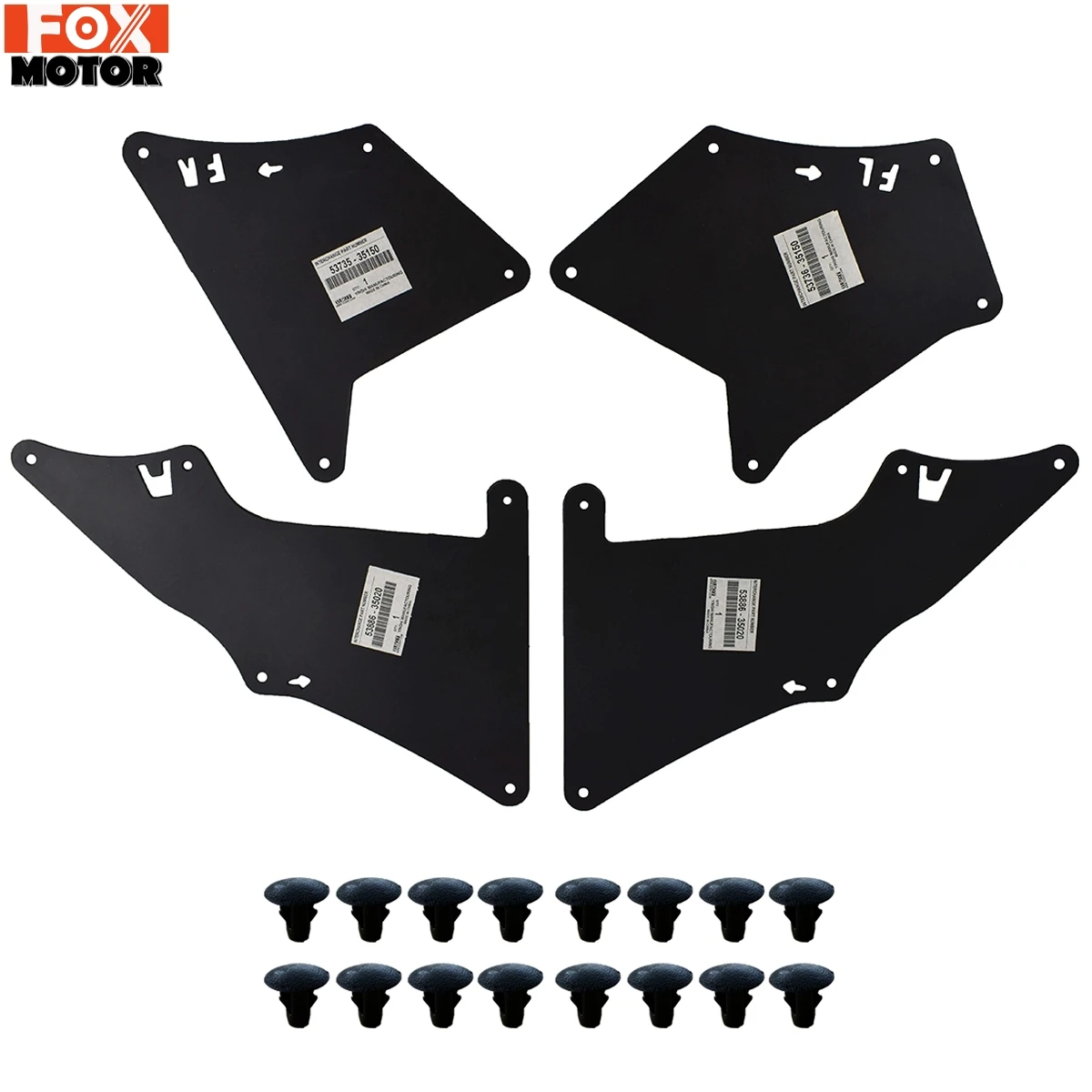 

Брызговики для Toyota Land Cruiser Prado 03 - 20 5373535150 5373635150 5388635020