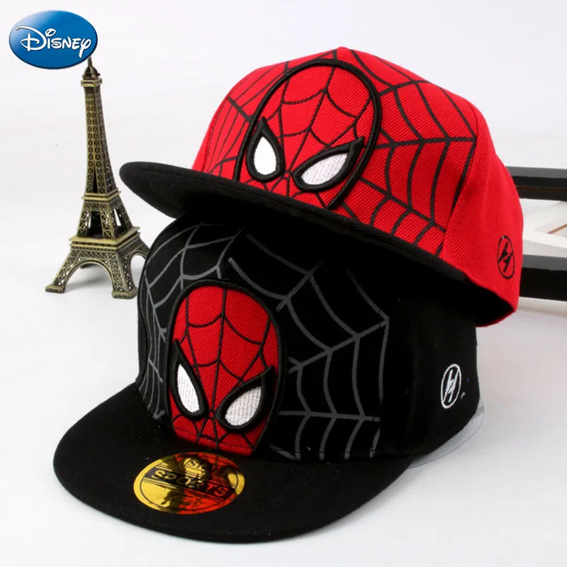 

Disney Boy Baseball Caps Spring Autumn Fashion Embroidery Kids Hats Spiderman Adjustable Casual Caps Baby Outdoor Visor Hats