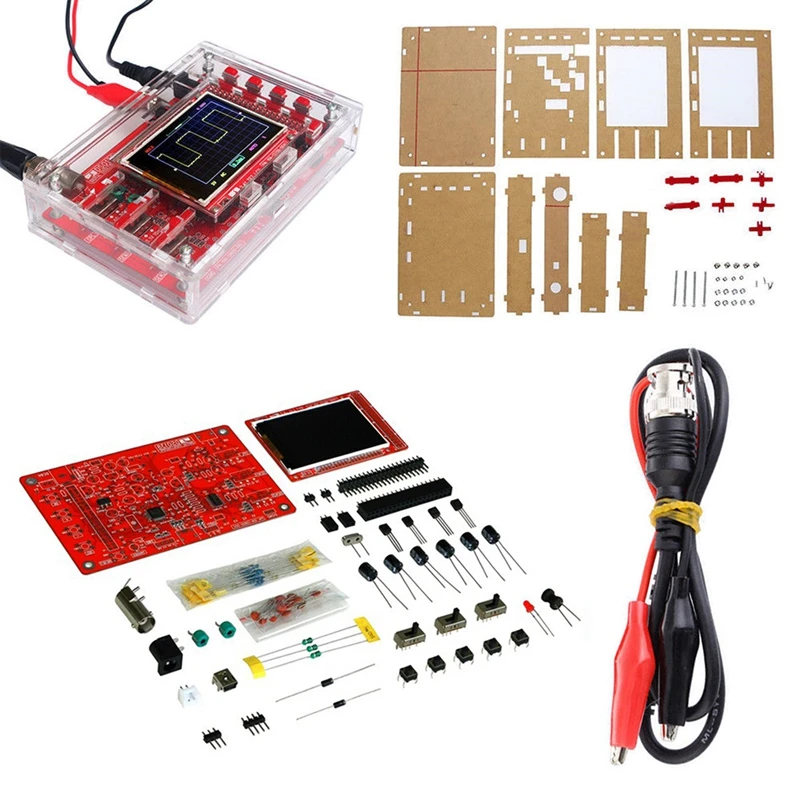 

DSO138 2.4" TFT Digital Oscilloscope Acrylic Case DIY Kit Module AU