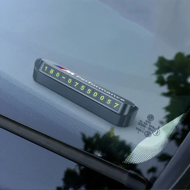 Автомобильная временная парковочная карта с номером телефона номер для BMW M M3 M4 M5