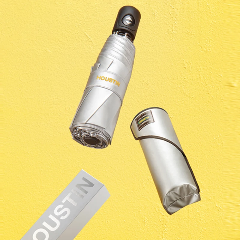 

Зонт от солнца женский ZUODU, компактный, ветрозащитный, карманный, с серебряным покрытием, G5G, складной с УФ защитой