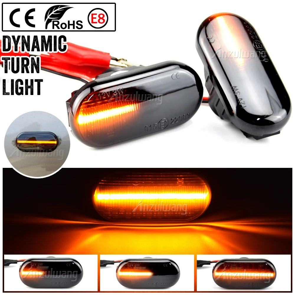 Динамический боковой габаритный светодиодный указатель поворота