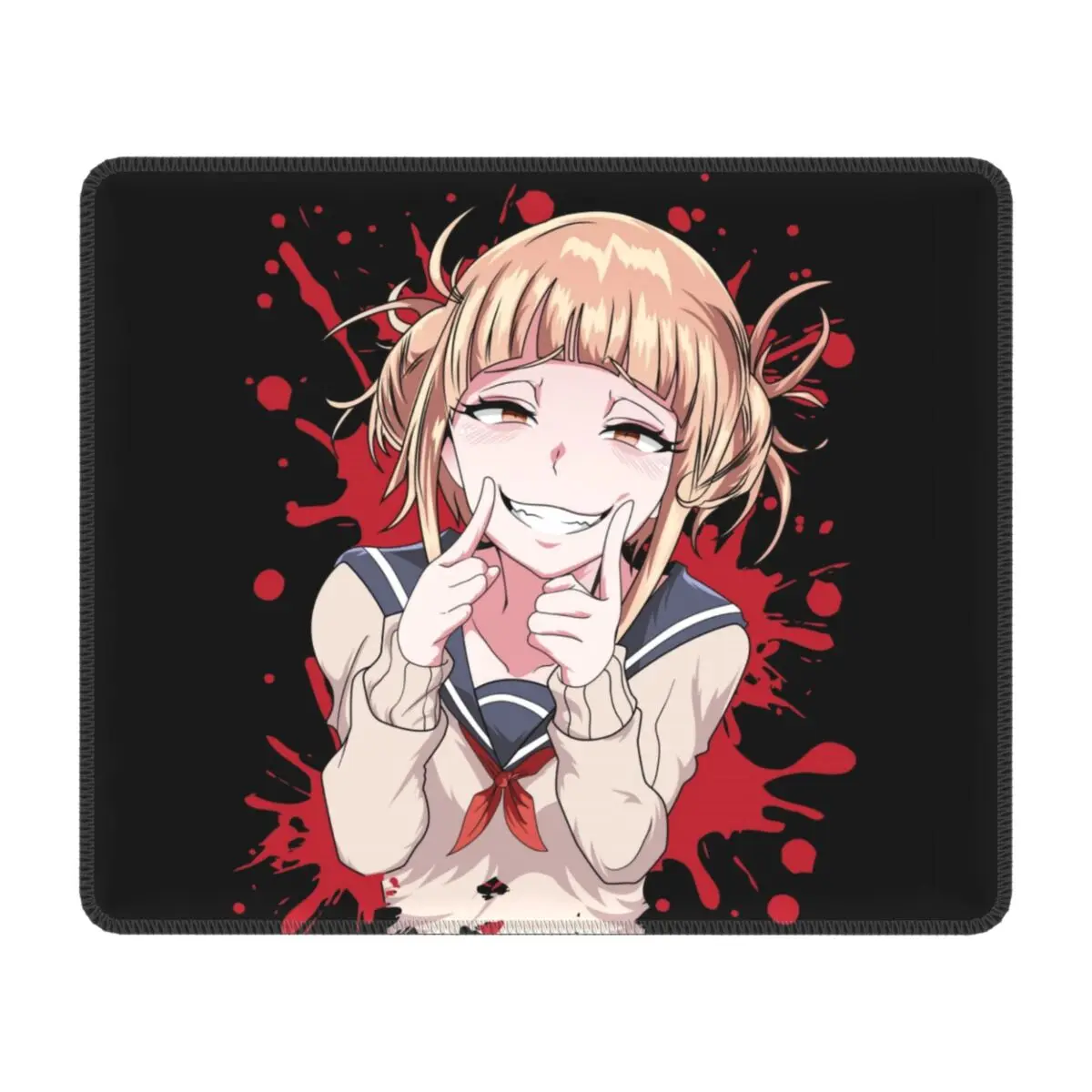 

Personalized Design PC Gamer Mouse Pad Rubber Base My Hero Academia Japan Anime Mousepad Office Desktop Cute Himiko Toga Mat