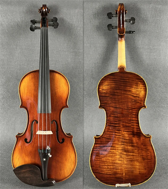 

ACTUAL PHOTO One-Piece Hand Crafted Cкрипка 4/4 كمان Ammoon Free Violin Case&Bow violin accessories 220528-04