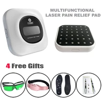 lastek 5 in 1 36 laser probes therapy device wound healing back shoulder neck joint pain relief 4 gift health massage care kit