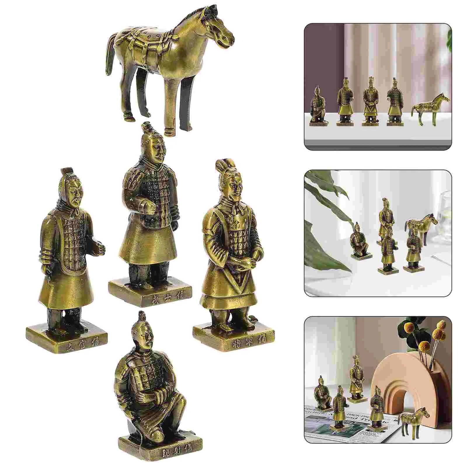 

Terracotta Warriors Horse Statues Statue Warrior Chinese Figurine Ancientdesktopmini Sculpture Qin Dynasty China Bronze