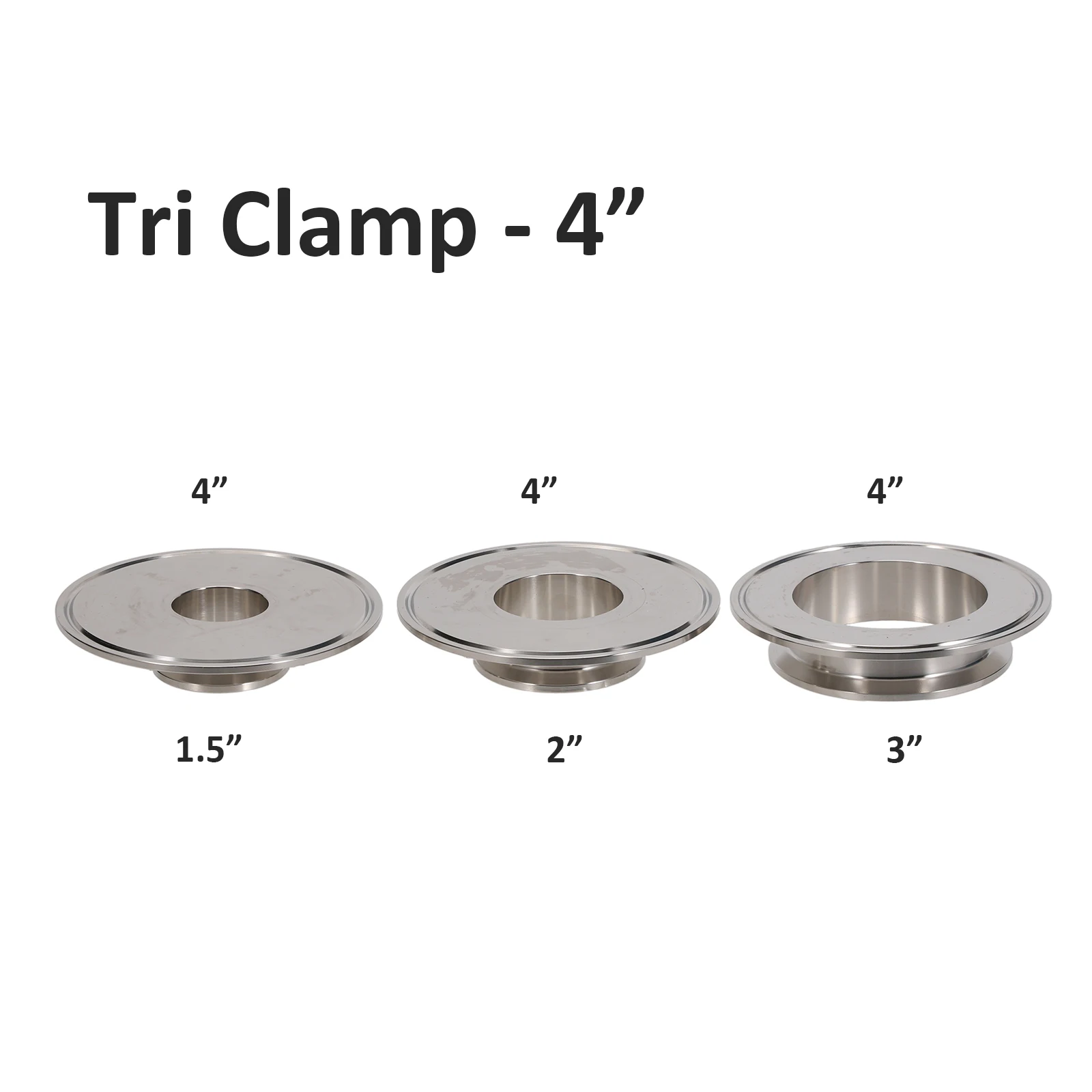Фото Редукционная заглушка Tri-Clamp из нержавеющей стали 304, концентрический редуктор Tri-Clover, запчасти для конических ферментеров, оборудование для пивоварения №5