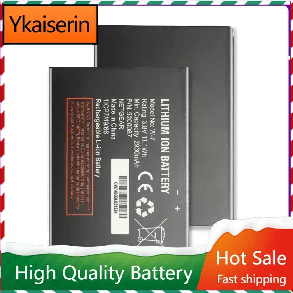 Новый аккумулятор W7 W-7 емкостью 2930 мАч для беспроводного маршрутизатора NETGEAR Aircard