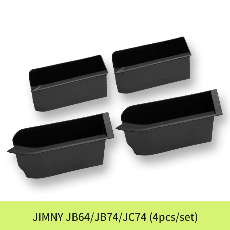 

Набор из 4 органайзеров для дверных карманов Suzuki Jimny JB64 JB74 JC74, ABS-пластик, для телефона и кошелька, аксессуары для организации пространства в салоне автомобиля