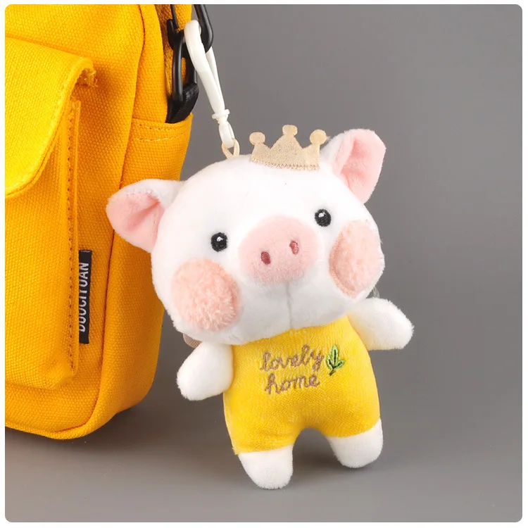 

Симпатичная свинка, плюшевая мягкая маленькая игрушка, плюшевое животное, рюкзак, декоративный кулон, плюшевый брелок для детей, плюшевая и...