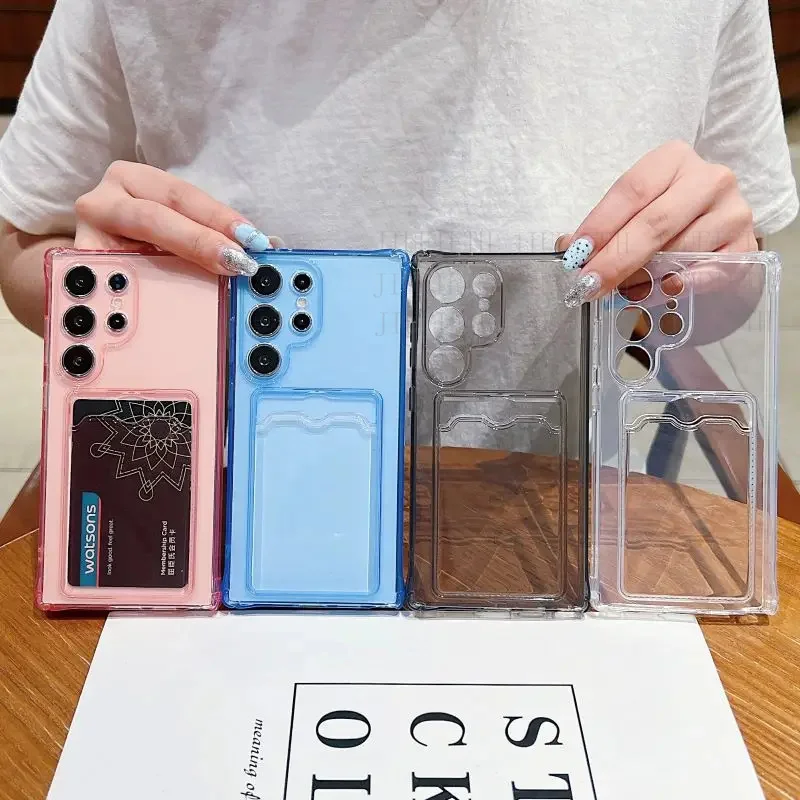 Роскошный силиконовый прозрачный чехол для карточек ViVO Y02 S Y16 Y15S Y17 2019 Y20 Y21 Y335 Y31 Y35