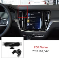 gravity car mobile phone holder for volvo v60 s60 2020 2021 2022 air vent gps support stand for iphone auto interior accessories